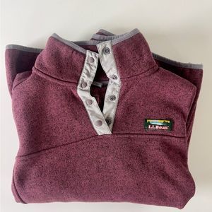 L.L. Bean Sweater Fleece Pullover. Size: XS Petite